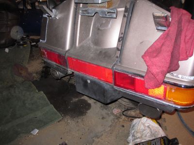 Aftermarket mudflap removed
Keywords: 1984;goldwing;gl1200