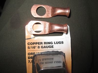 New copper lugs.
Keywords: goldwing;1987;gl1200